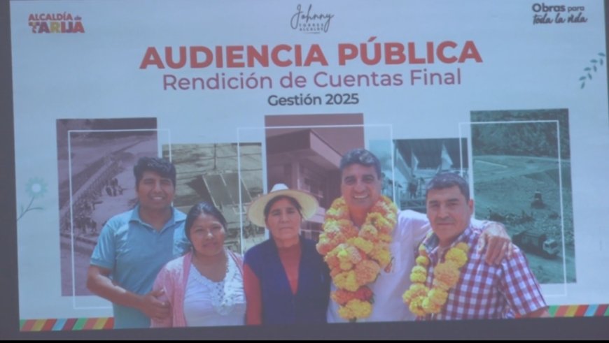 Ingorme de Gestión 225 del Alcalde de Tarija