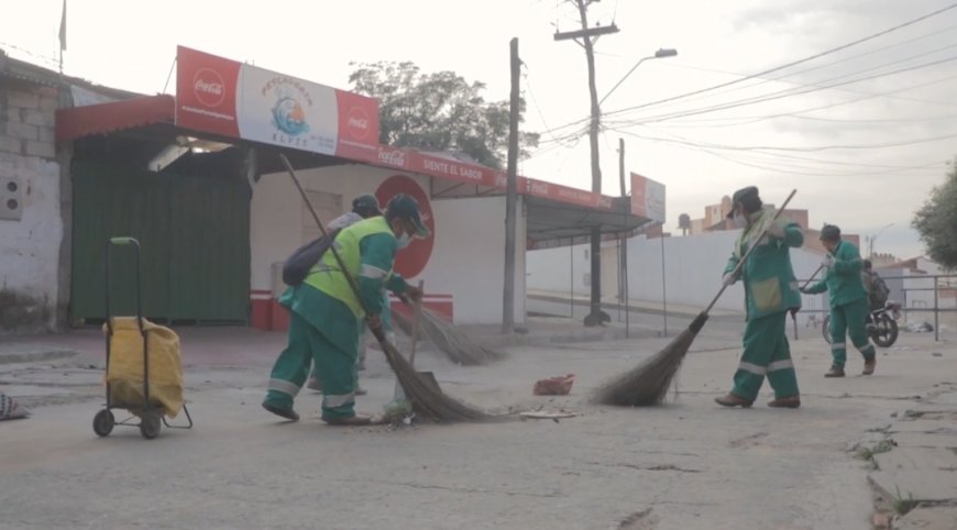 EMAT cumplió con la limpieza de todos los espacios donde desarrollaron actividades carnavaleras
