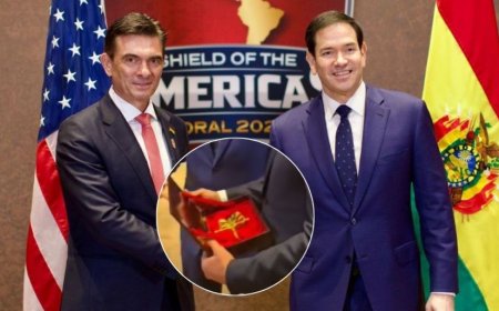 Estados Unidos devuelve a Rodrigo Paz un crucifijo familiar