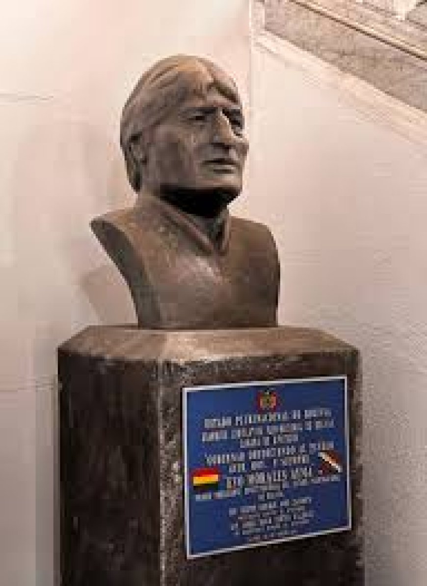 El Senado ordenó retirar el busto de Evo Morales del Palacio Legislativo